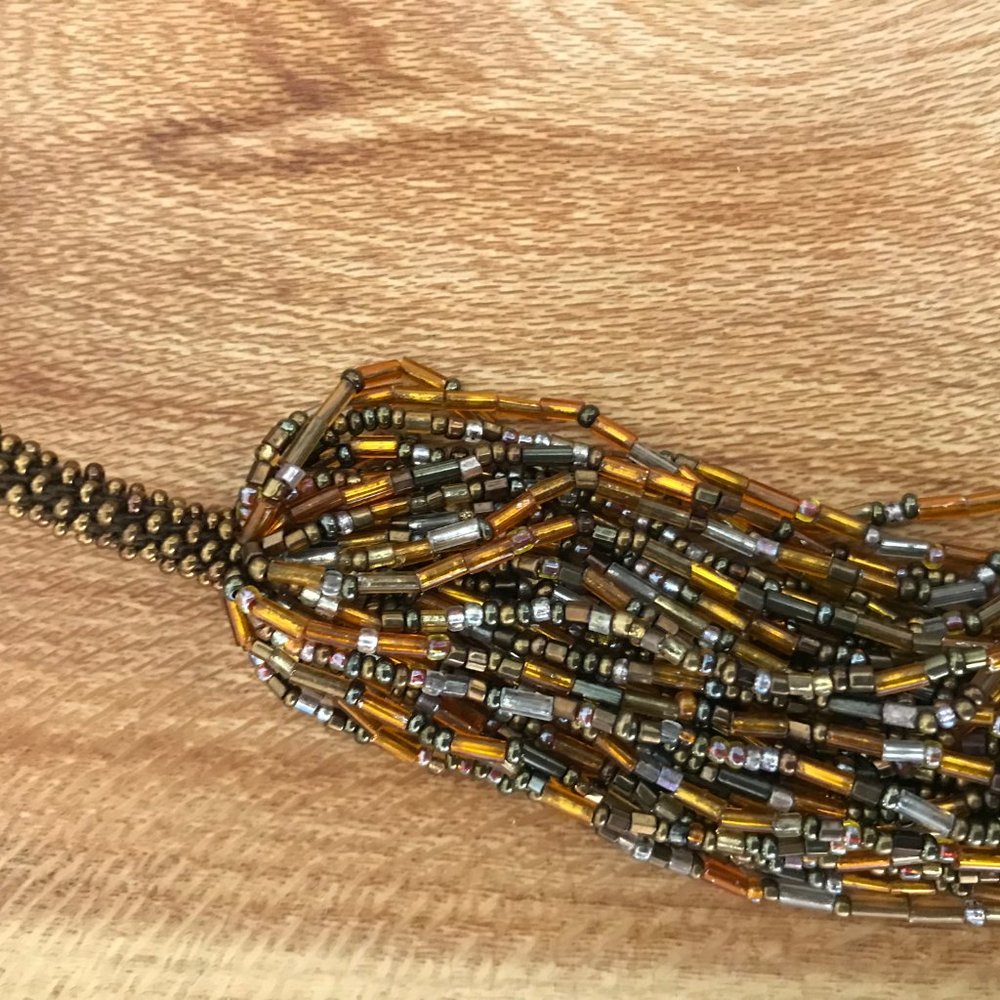 Multi-Strand Beaded Necklace - Picture 3 of 3